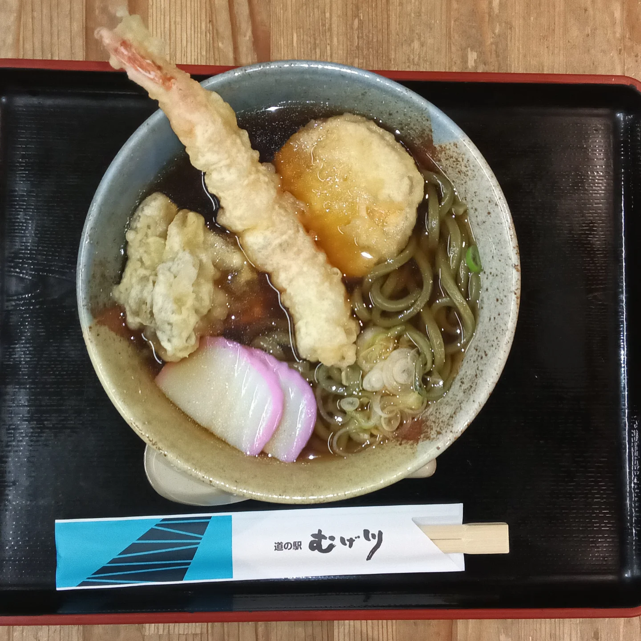 関市道の駅むげ川　感謝祭ランチ　つるむらさきうどん