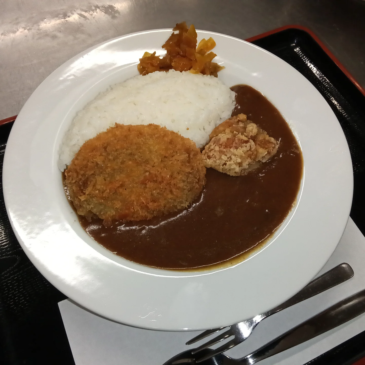 関市道の駅むげ川　感謝祭ランチ　中辛カレー